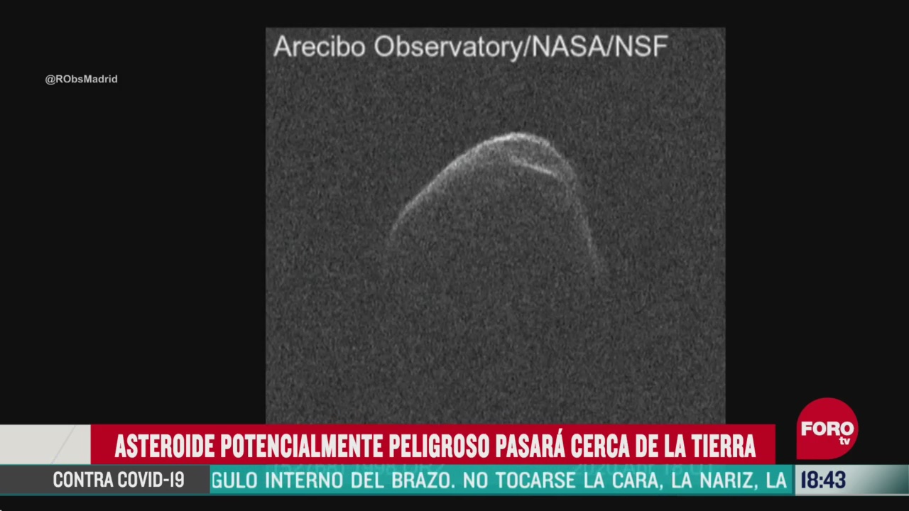 FOTO: asteroide pasara cerca de la tierra este miercoles 28 de abril