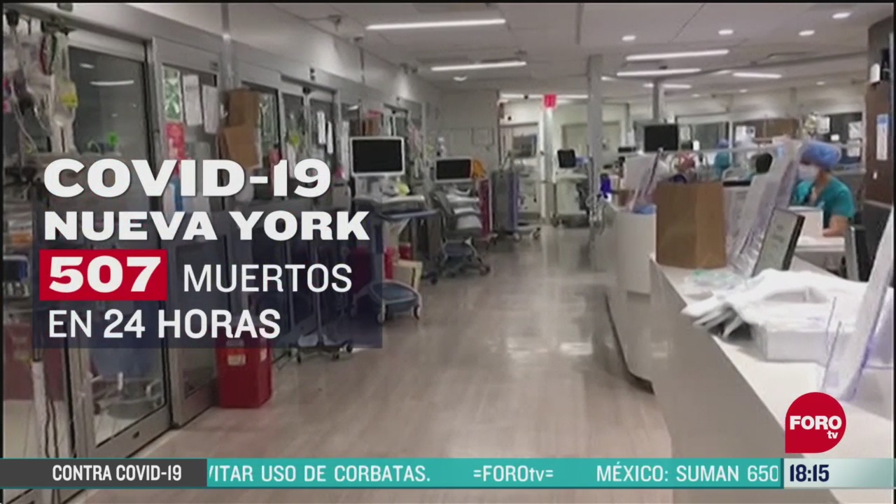 FOTO:19 de abril 2020, bajan los fallecimientos en nueva york a causa de coronavirus