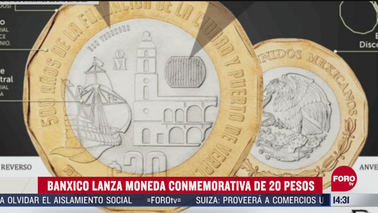 FOTO: banco de mexico lanza nueva moneda de 20 pesos