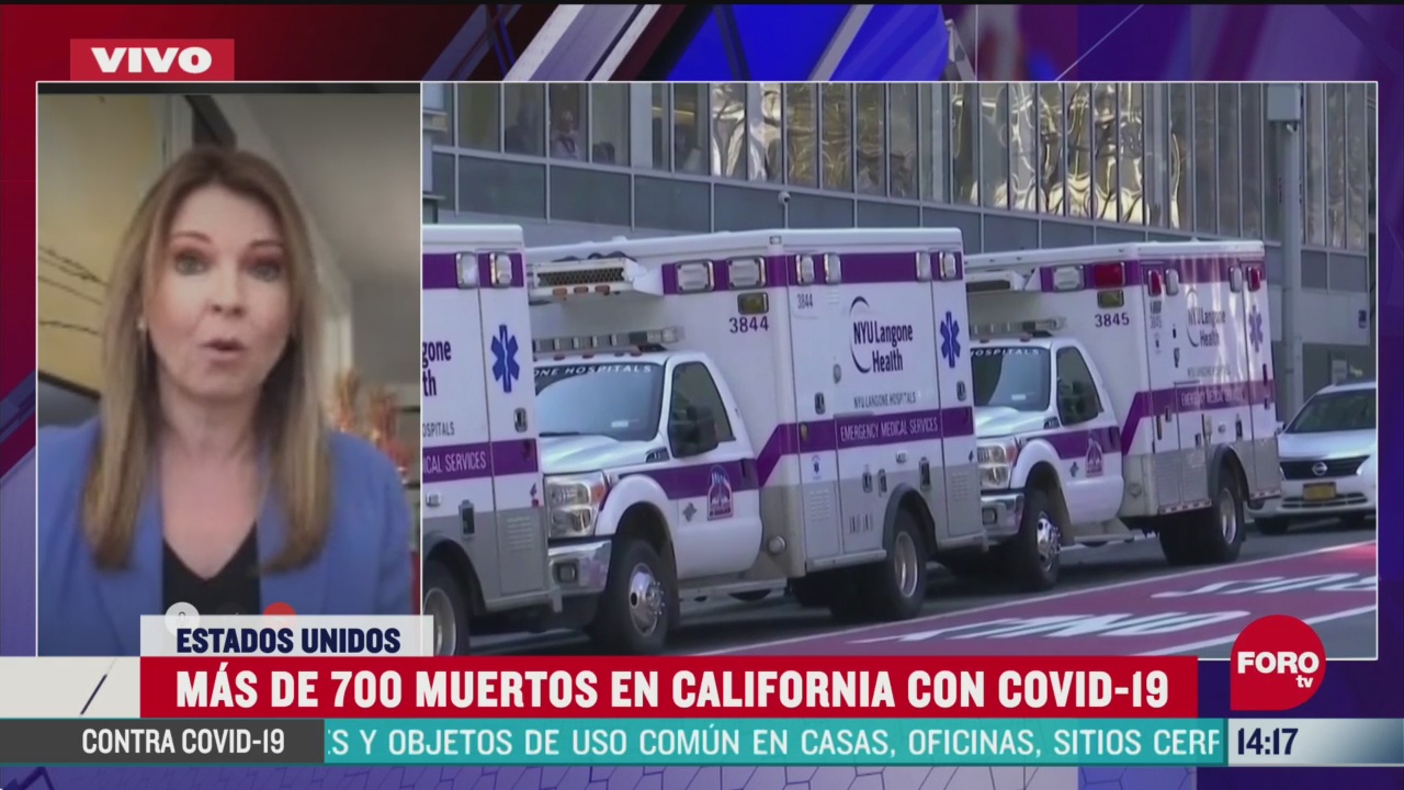 FOTO: california rebasa los 700 muertos por coronavirus