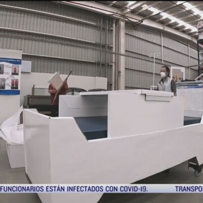 Empresarios mexicanos diseñan camas de cartón para pacientes con coronavirus