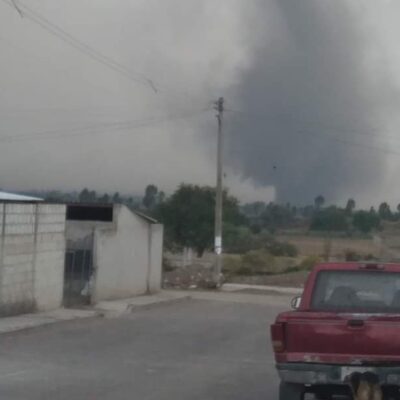 Captan tornado en límites de Puebla y Tlaxcala