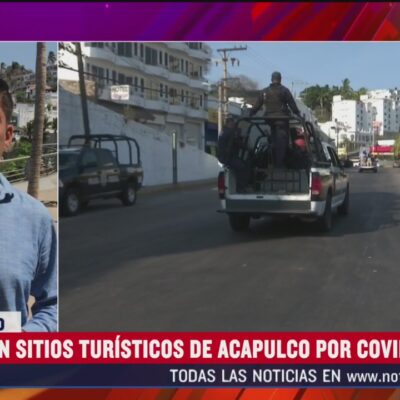 Cierran sitios turísticos de Acapulco por coronavirus
