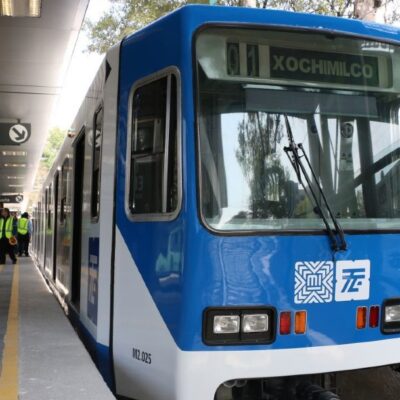 Tren ligero de CDMX cerrará hasta diciembre tramo Huipulco-Xochimilco por mantenimiento