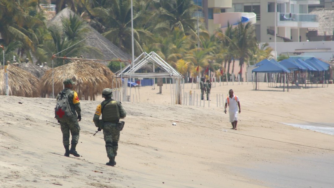 Foto: Playas en Guerrero, Chiapas y Campeche lucen vacías por el coronavirus, 11 de abril de 2020, (Cuartoscuro, archivo)