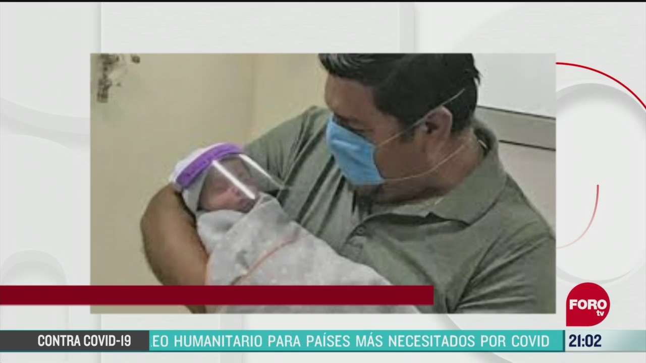Foto: Dan de alta a bebé cuya madre murió por coronavirus en Coahuila 22 Abril 2020