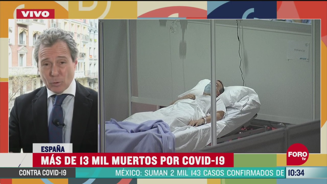 FOTO: espana registra mas de 13 mil muertos por coronavirus