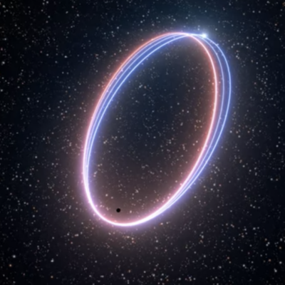 Video inédito: el movimiento de una estrella cerca de un agujero negro que predijo Einstein