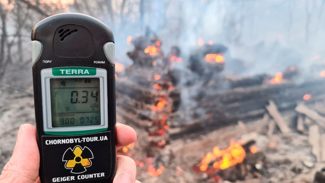 Foto: Incendio en Chernoby dispara radiación. Reuters