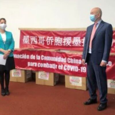 China dona 15 mil cubrebocas a México por coronavirus