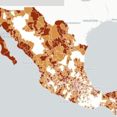 Mapa y estadísticas de coronavirus en México del 22 de abril de 2020