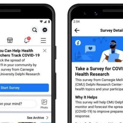 Facebook preguntará a sus usuarios en todo el mundo sobre síntomas de coronavirus