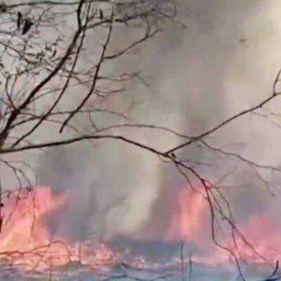 Aumentan incendios por calor en Campeche