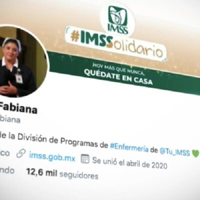 'Jefa Fabiana' abre cuenta en Twitter para frenar agresiones a personal de salud