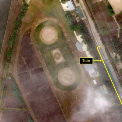 Imágenes de satélite localizan el tren privado de Kim Jong-un, líder de Corea del Norte