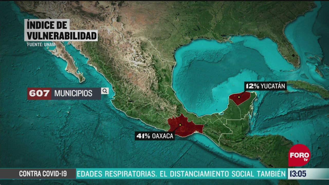 FOTO: las regiones en mexico mas vulnerables al coronavirus