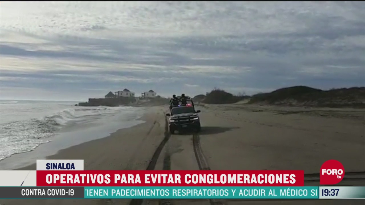 Foto: Mantienen operativo en playas de Sinaloa 6 Abril 2020