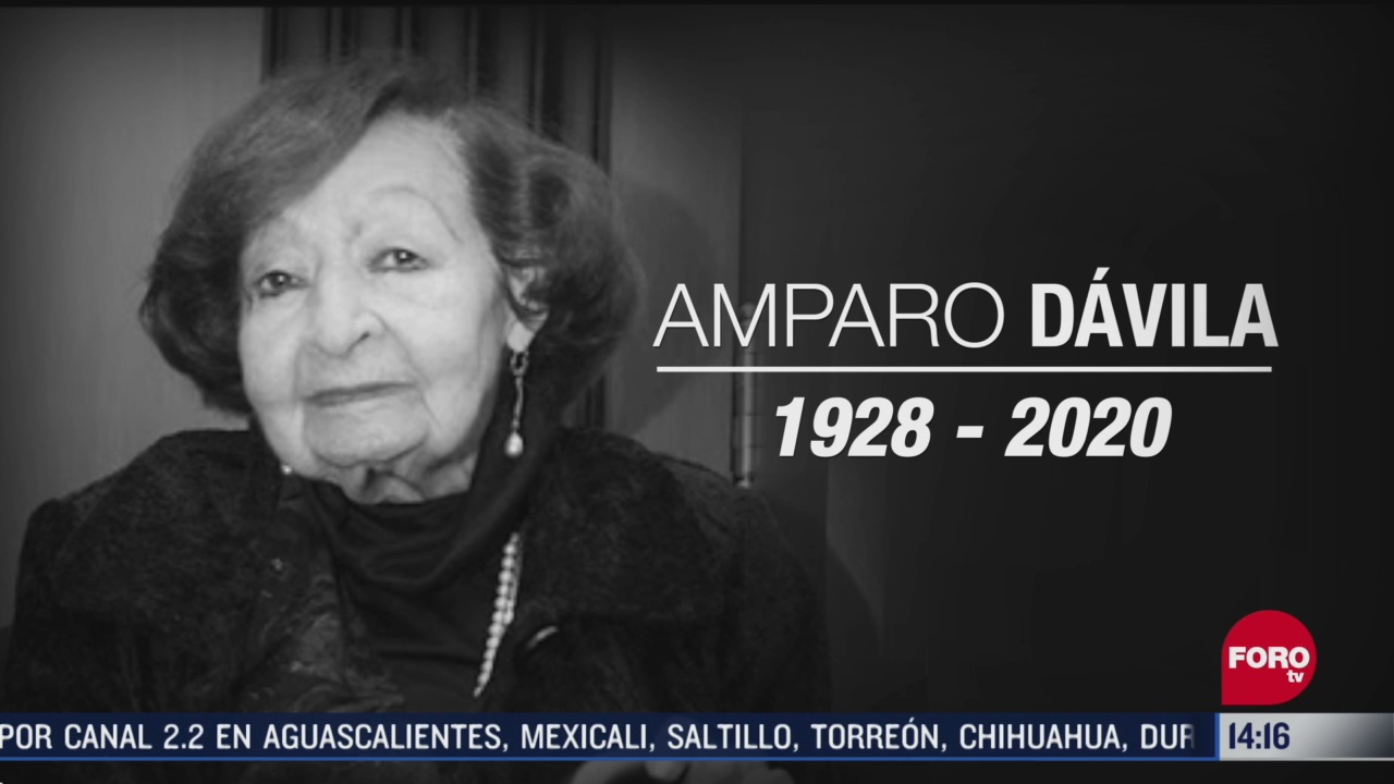 FOTO:18 de abril 2020, muere a los 92 anos la escritora amparo davila