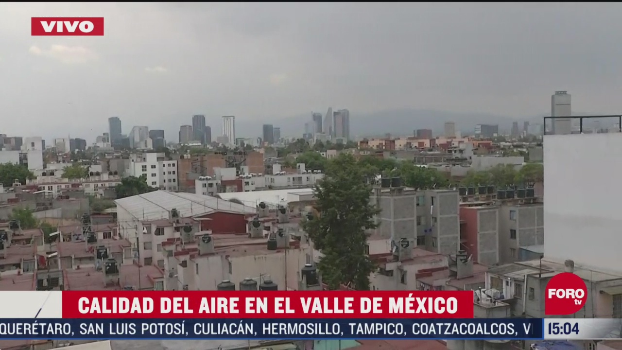 FOTO: reportan mala calidad del aire en valle de mexico 29 de abril