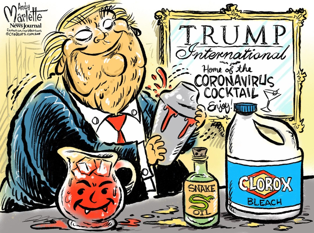 Foto: Era ‘sarcasmo’ inyección de desinfectante contra coronavirus: Trump