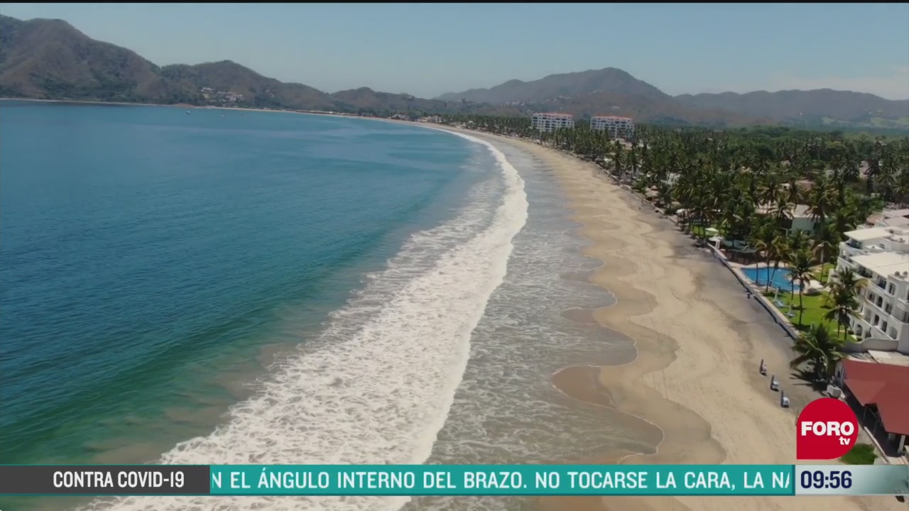 FOTO:19 de abril 2020, se recuperan playas de colima por ausencia de turismo