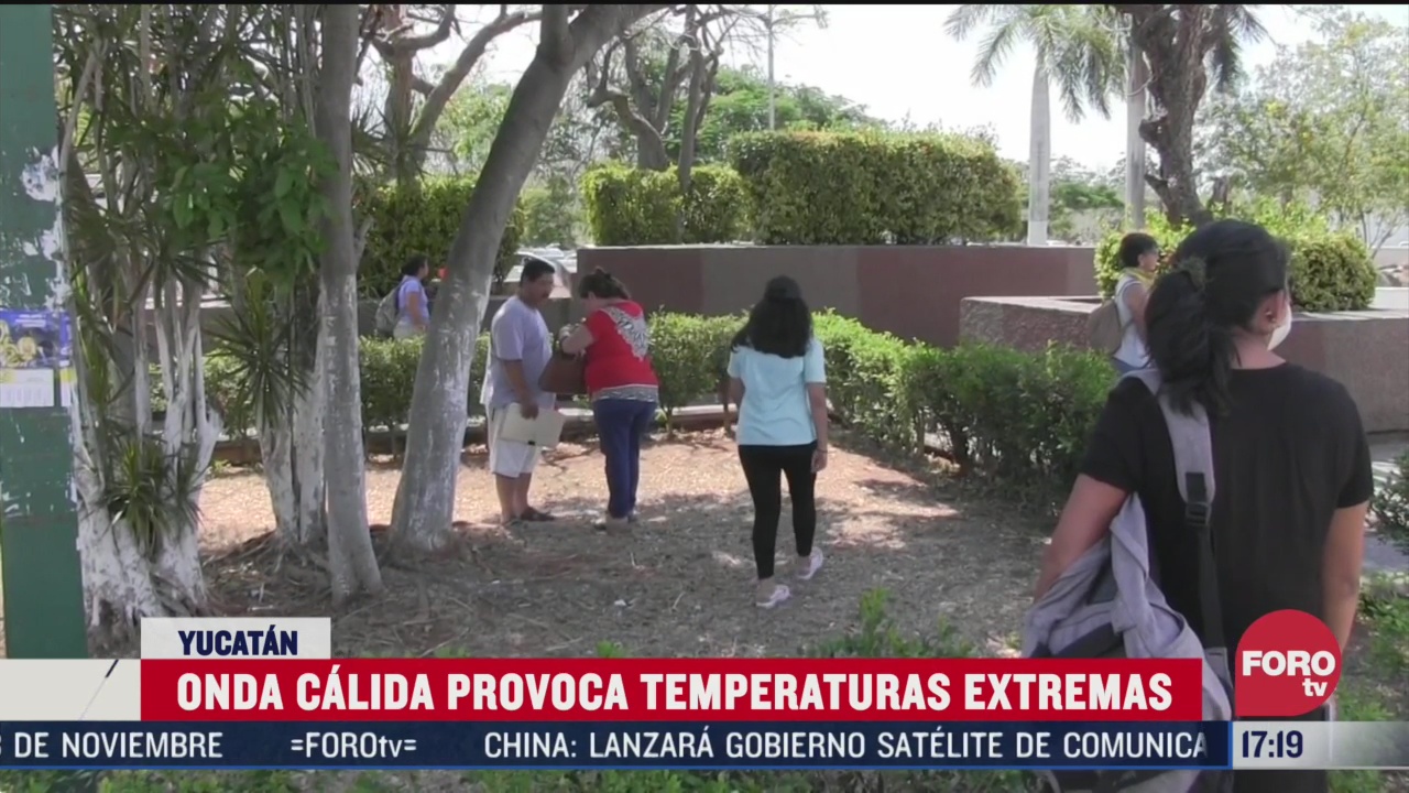 FOTO: 4 de abril 2020, se registran temperaturas superiores a los 40 grados en municipios de yucatan
