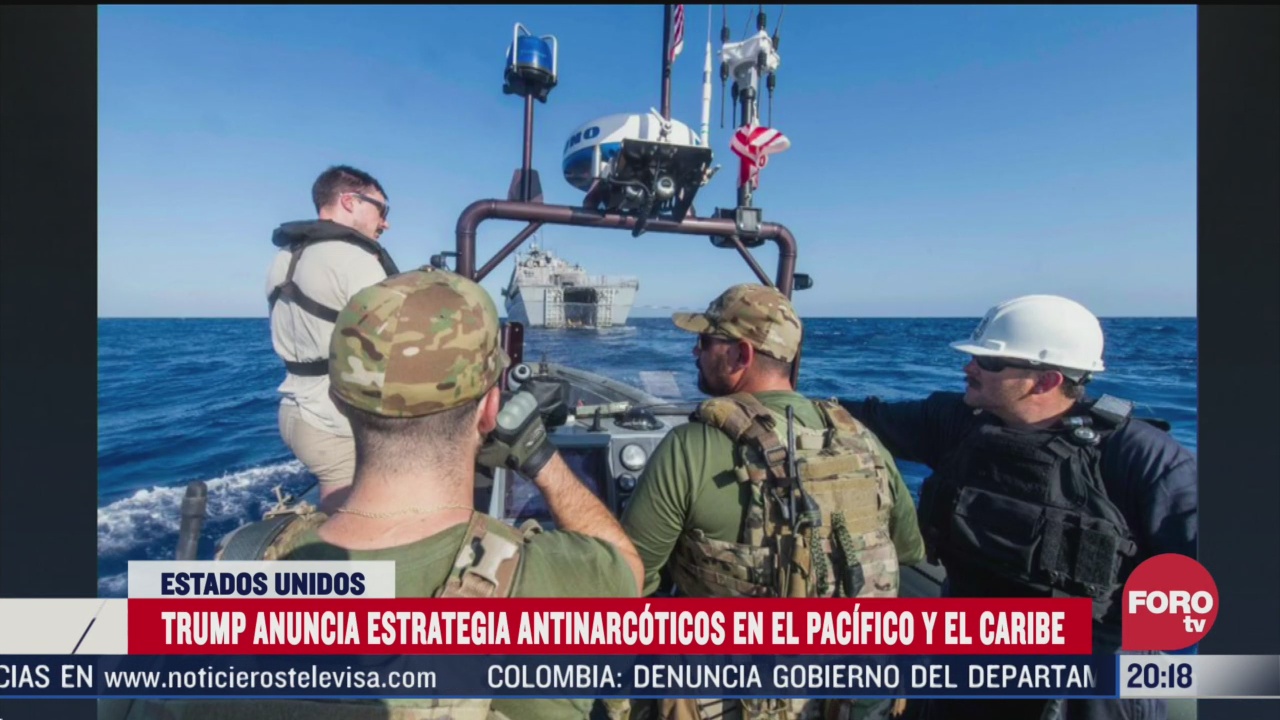 Foto: Trump Duplica Militares Latinoamérica Combatir Tráfico Drogas 1 Abril 2020