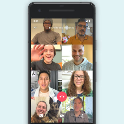 WhatsApp ya permite hacer videollamadas de 8 personas
