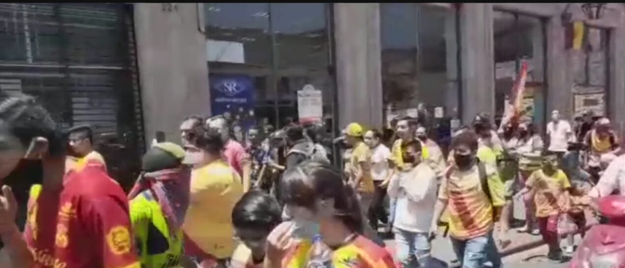 FOTO: 24 de mayo 2020, aficionados del morelia salen a las calles pese a contagios por coronavirus