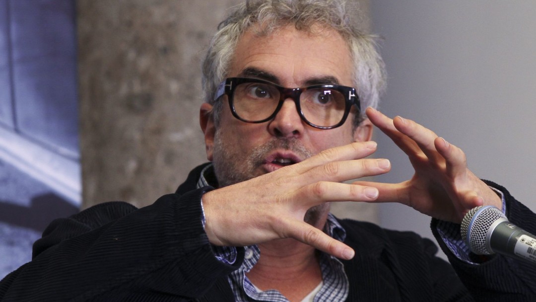 Alfonso Cuarón en conferencia de prensa habla sobre "Roma". Cuartoscuro/Archivo