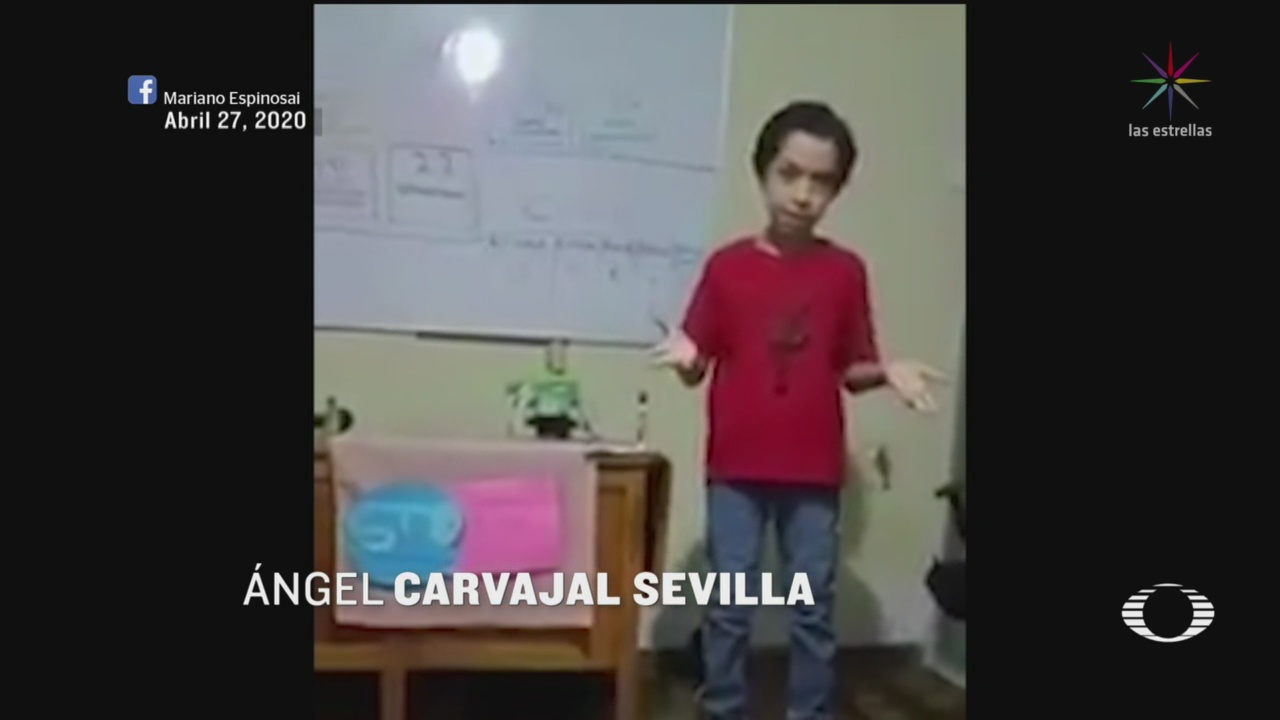 Video: niño imita a Hugo López Gatell, en su conferencia