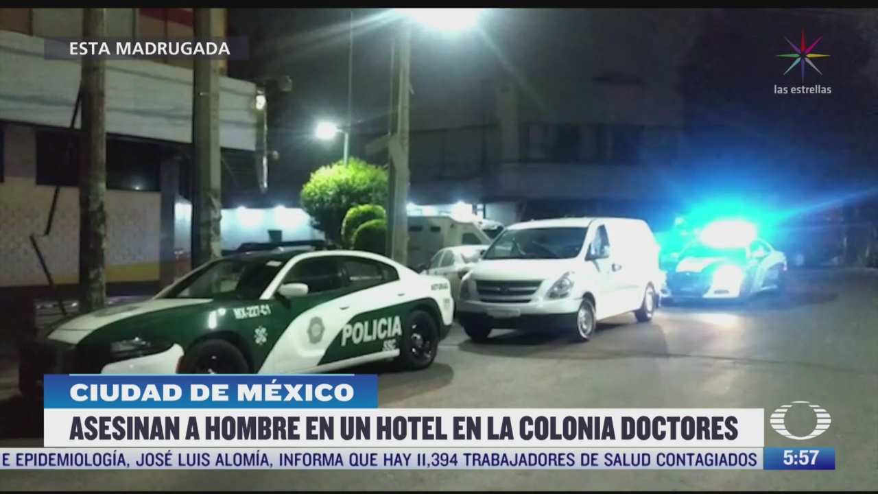 asesinan a hombre en hotel de la colonia doctores en cdmx