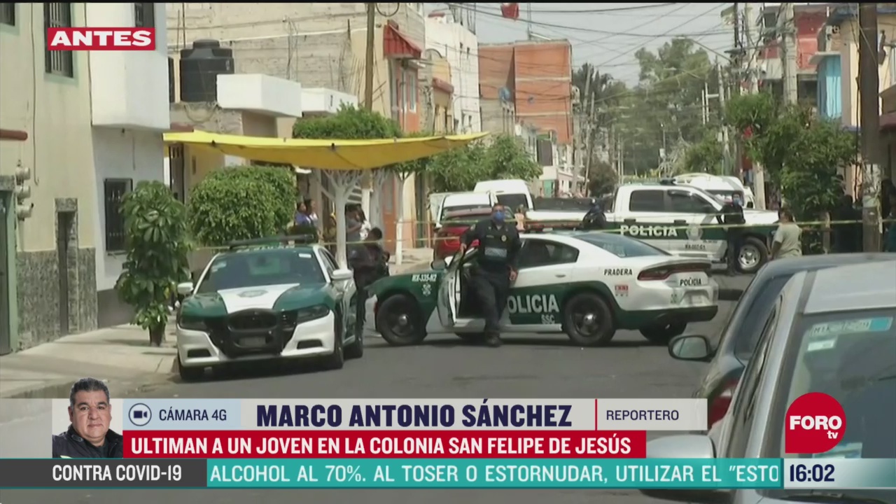 FOTO: 17 de mayo 2020, asesinan a joven en la colonia san felipe de jesus en la gam