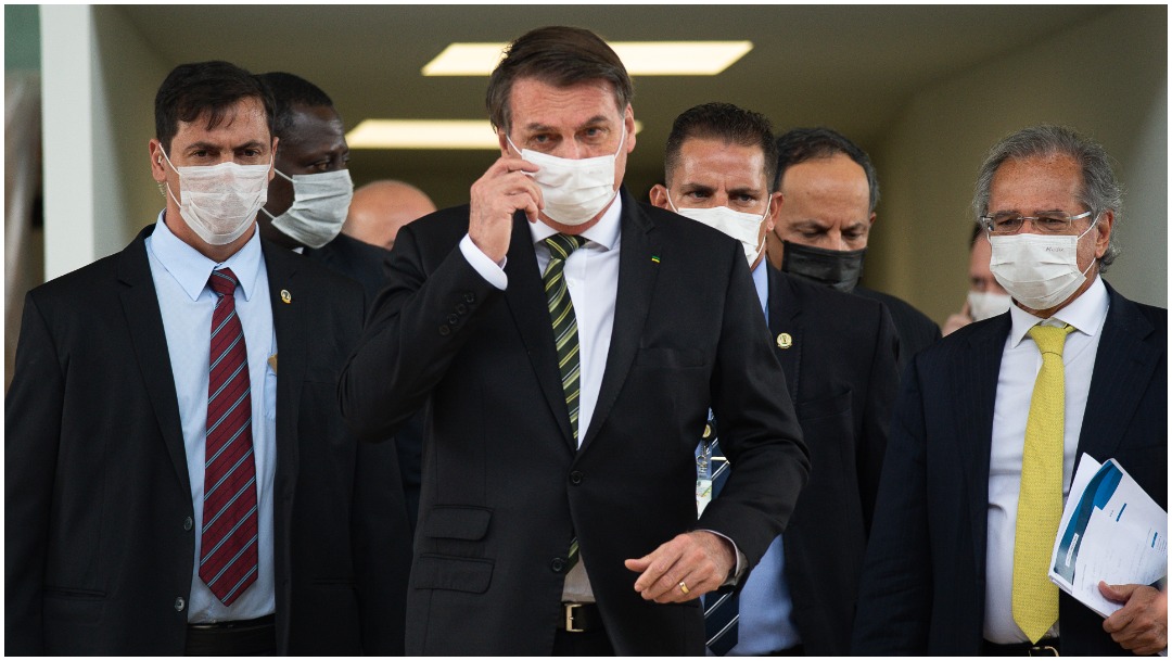 Imagen: Jair Bolsonaro canceló la parrillada a la que había convocado, 9 de mayo de 2020 (Getty Images)