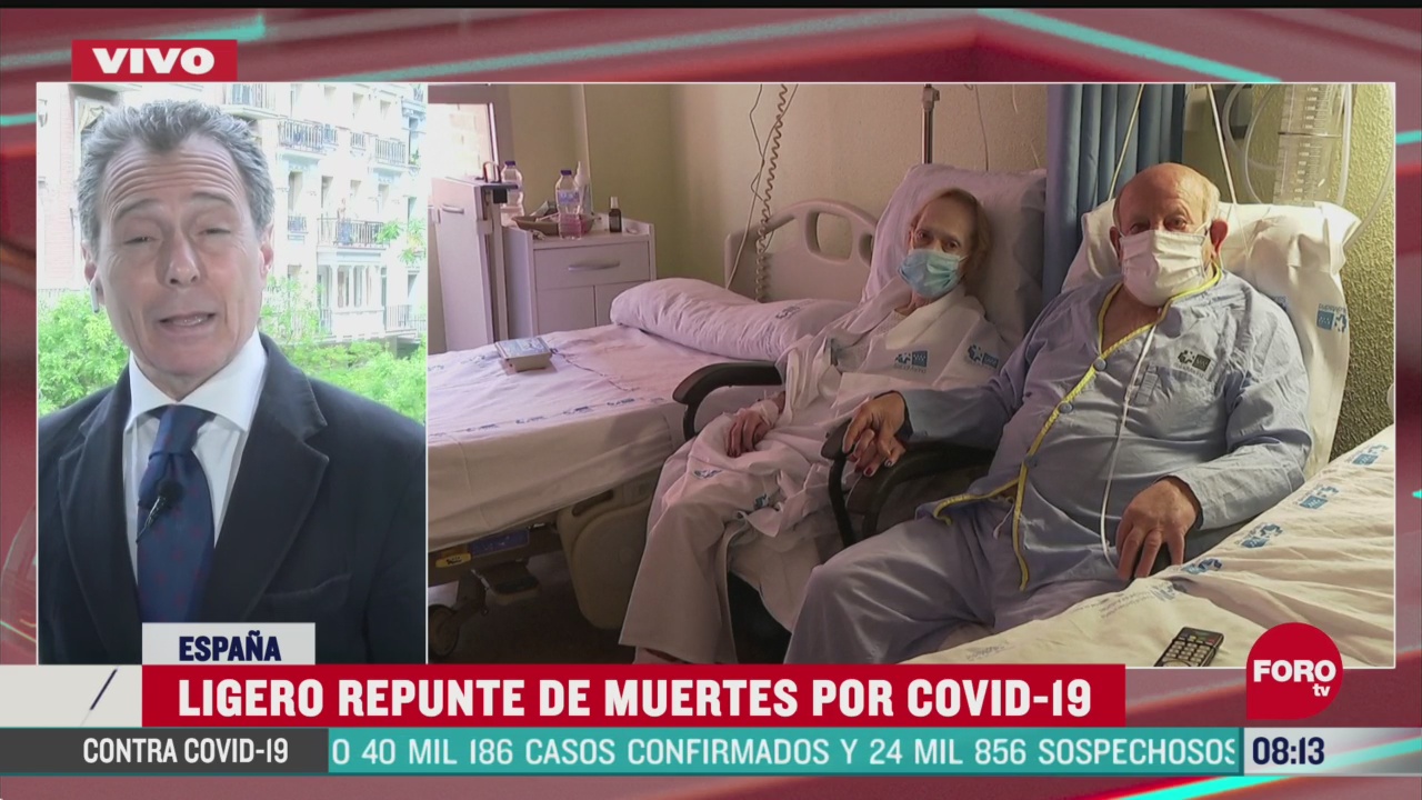 España registra ligero repunte de muertos por coronavirus