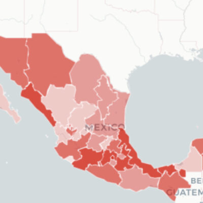 Mapa y casos de coronavirus en México del 30 de mayo de 2020