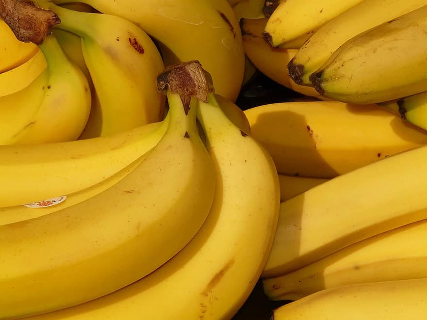 Imagen de plátanos. ¿Para qué sirve la cáscara de plátano?