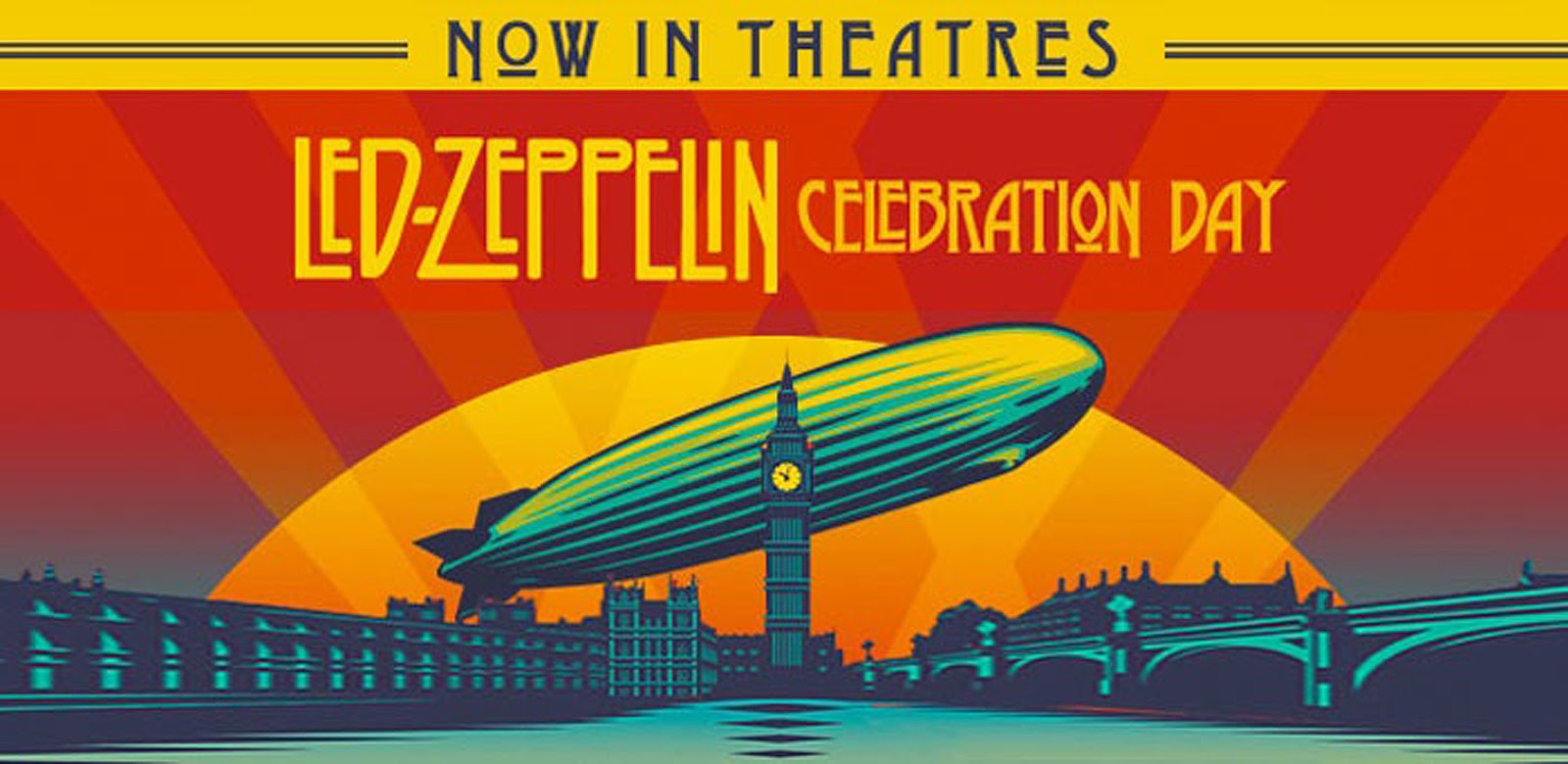 Banner del concierto Celebration Day de Led Zeppelin que será transmitido gratuito por Youtube.