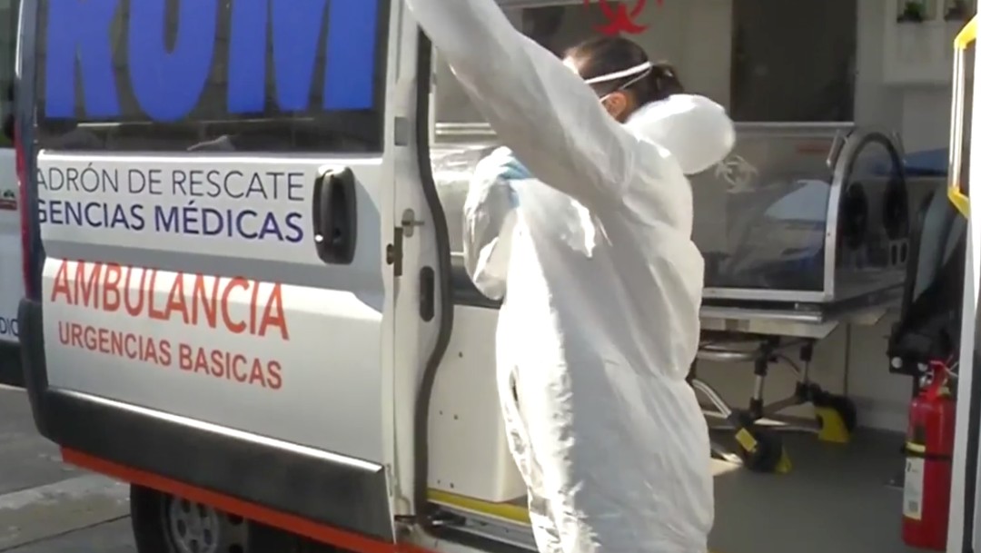 Ambulancias implementan protocolo ‘Código Blanco’ por casos de coronavirus en CDMX