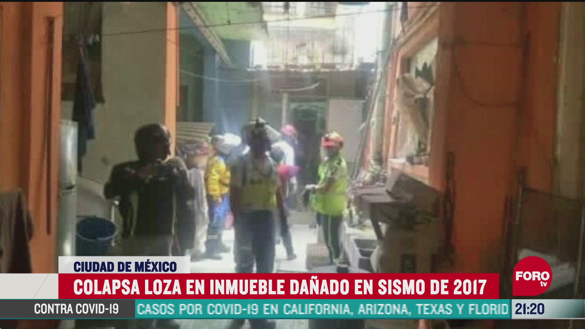 vivienda en colonia Obrera dañada por el sismo en CDMX