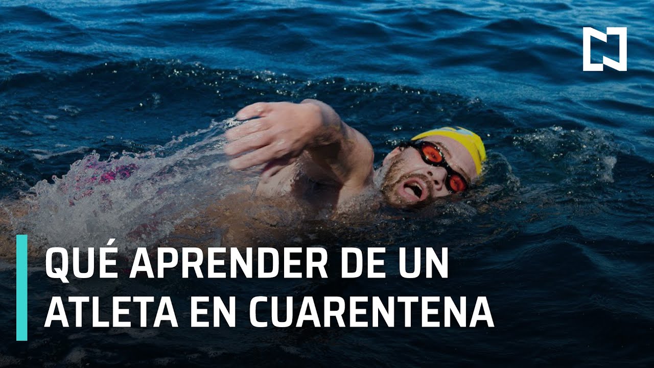 FOTO: 1 de mayo 2020, consejos de nadador de alto rendimiento para cuarentena entrevista antonio arguelles