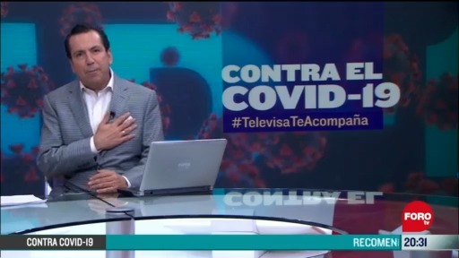 Foto: Contra El COVID Televisa Te Acompaña Recomendaciones Prevención Coronavirus Pandemia Cuarentena 20 Mayo 2020