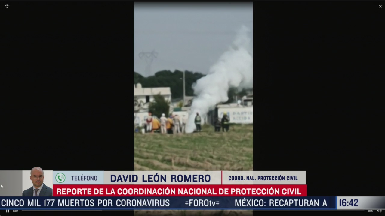 FOTO: controlan fuga de gas en puebla informo david leon romero