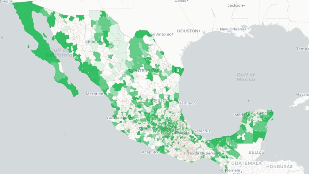 Mapa Covid-19 en México. Ssa