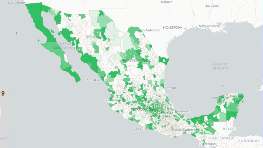 Casos de coronavirus en México. Ssa