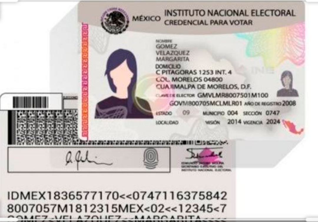 INE Credencial Constancia Digital Identificación Foto Mayo 2020