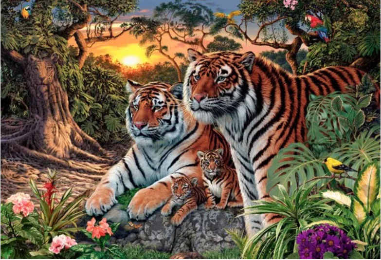 Foto Reto visual: ¿Cuántos tigres ves en esta imagen? 7 mayo 2020