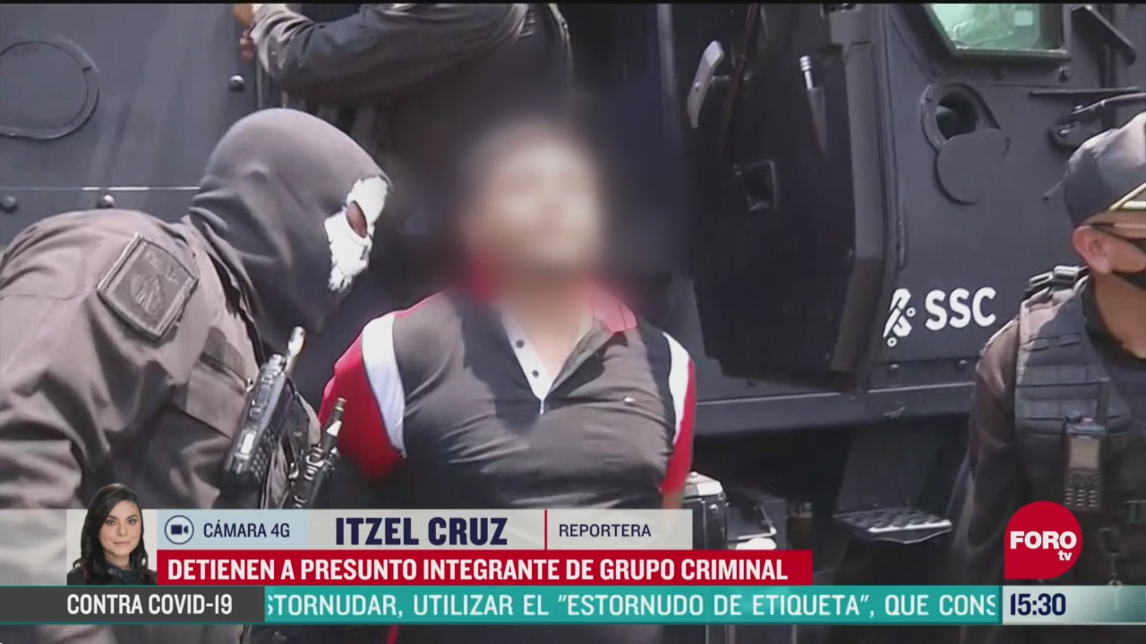 FOTO: detienen en cdmx a presunto lider de grupo criminal con cuatro mdp en efectivo