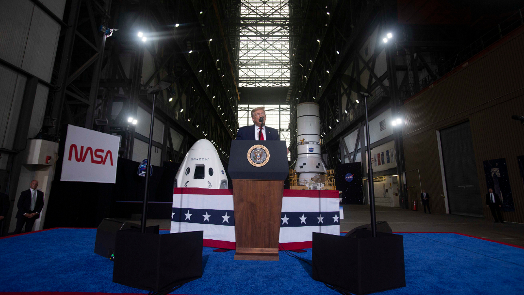 FOTO: Lanzamiento del SpaceX "gran inspiración" en estos momentos: Trump, el 30 de mayo de 2020