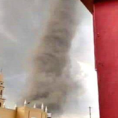 VIDEO: Captan cuatro tornados en San Nicolás Buenos Aires, Puebla